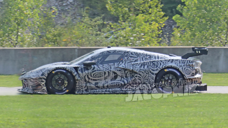 Illustration for article titled Mid-Engine Corvette C8.R: The Best Look Yet